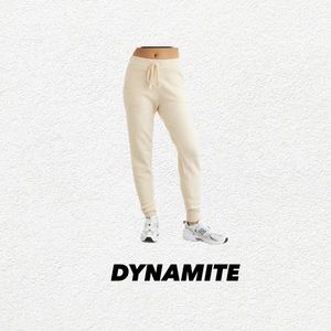 Dynamite Fuzzy Jogger Pant